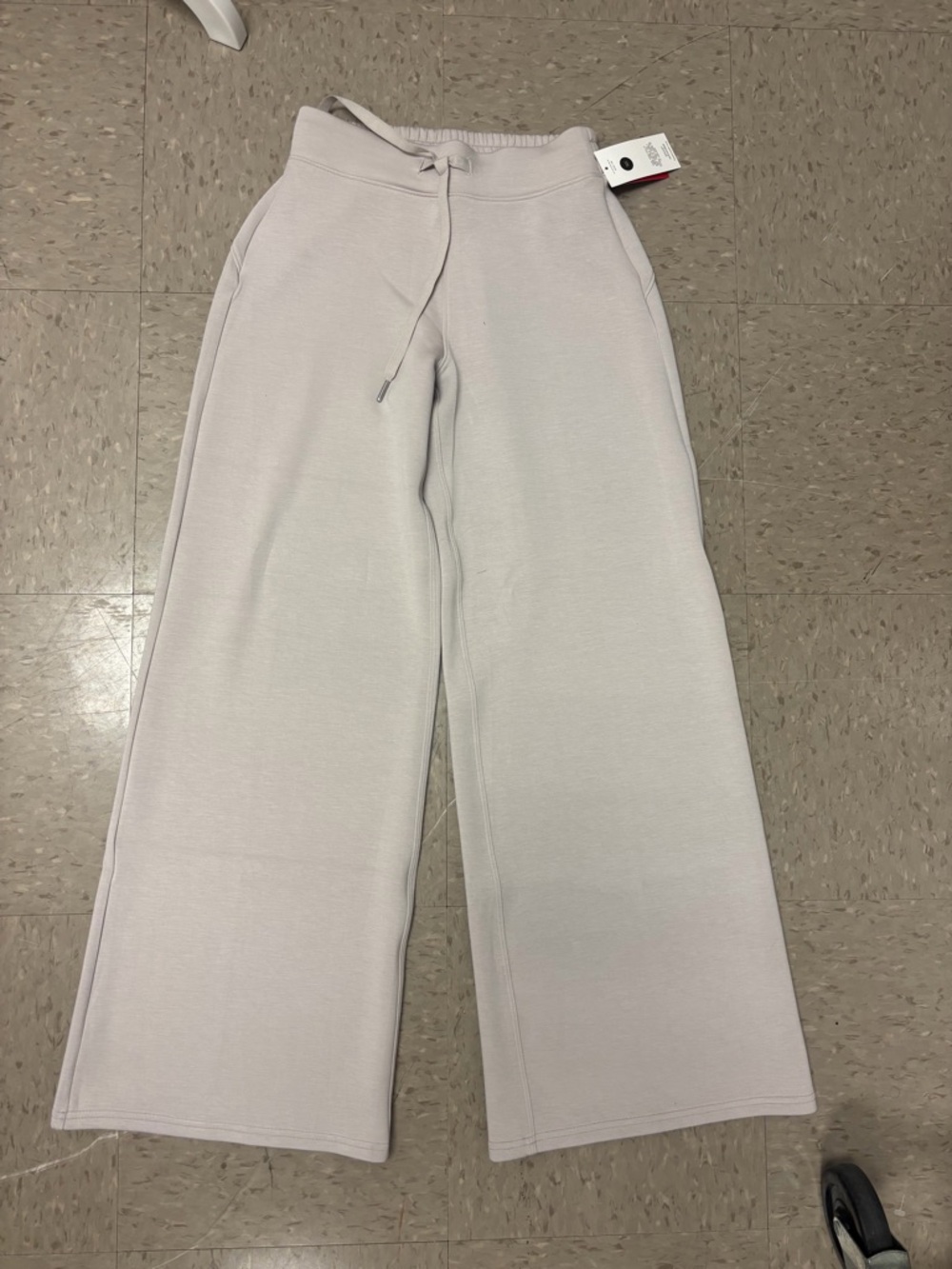 SPANX Wide Leg Pants in Light Taupe